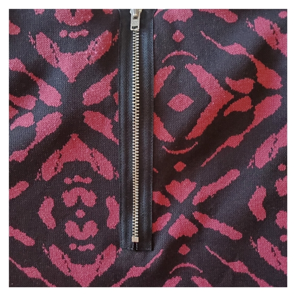 Pink and Black Patterned Tunic Dress - Picture 4 of 14